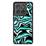 Blue Abstrac FLZ0615 Motorola Moto Edge 2025 Case