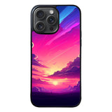 clouds sunset hot pink FLZ0619 iPhone 15 Pro Max Case