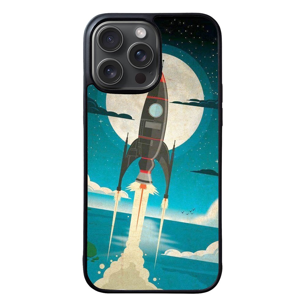 To The Moon Rocket FLZ0639 iPhone 15 Pro Max Case
