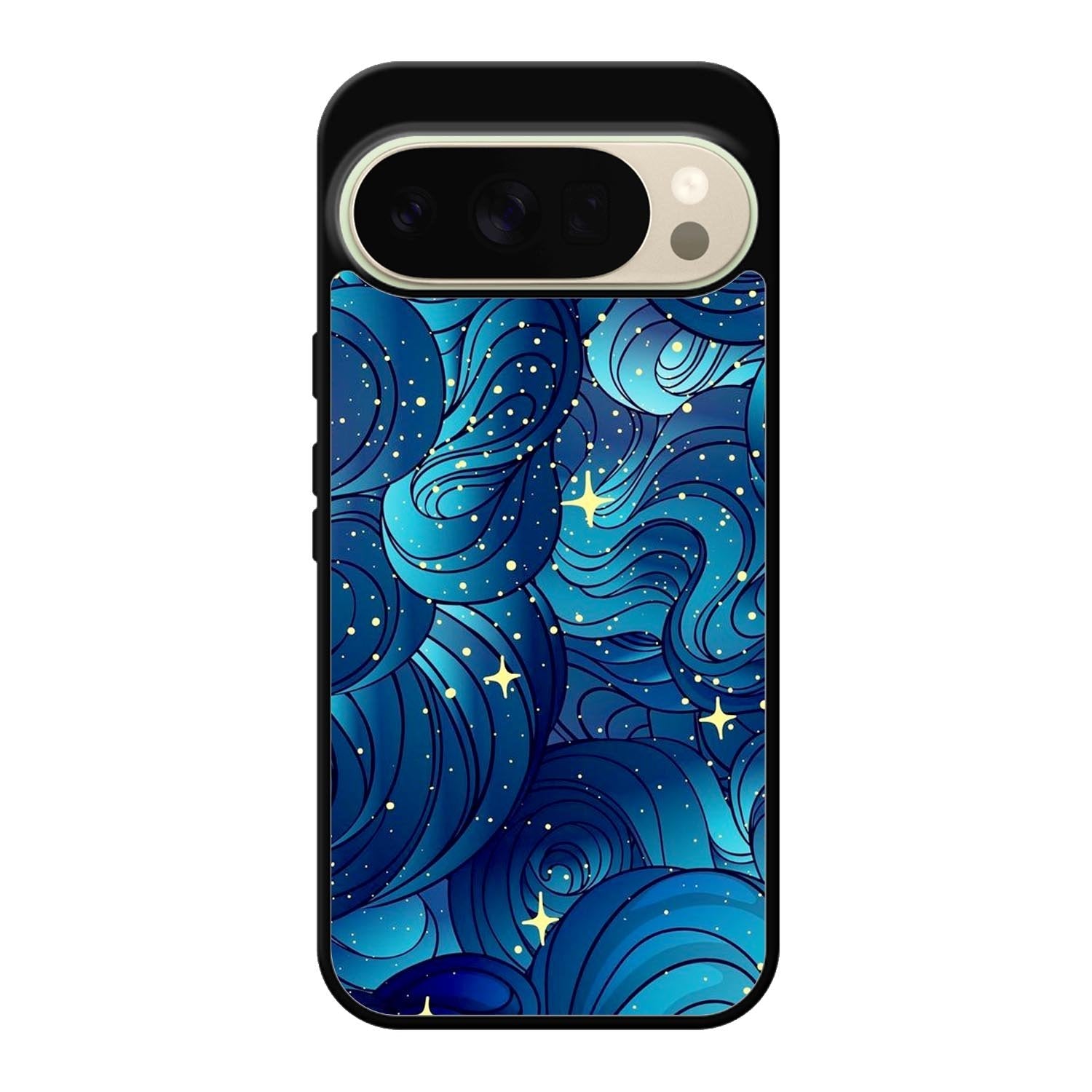 Blue Abstrac Art FLZ0649 Google Pixel 10 Pro Case