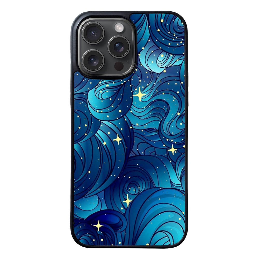 Blue Abstrac Art FLZ0649 iPhone 15 Pro Max Case