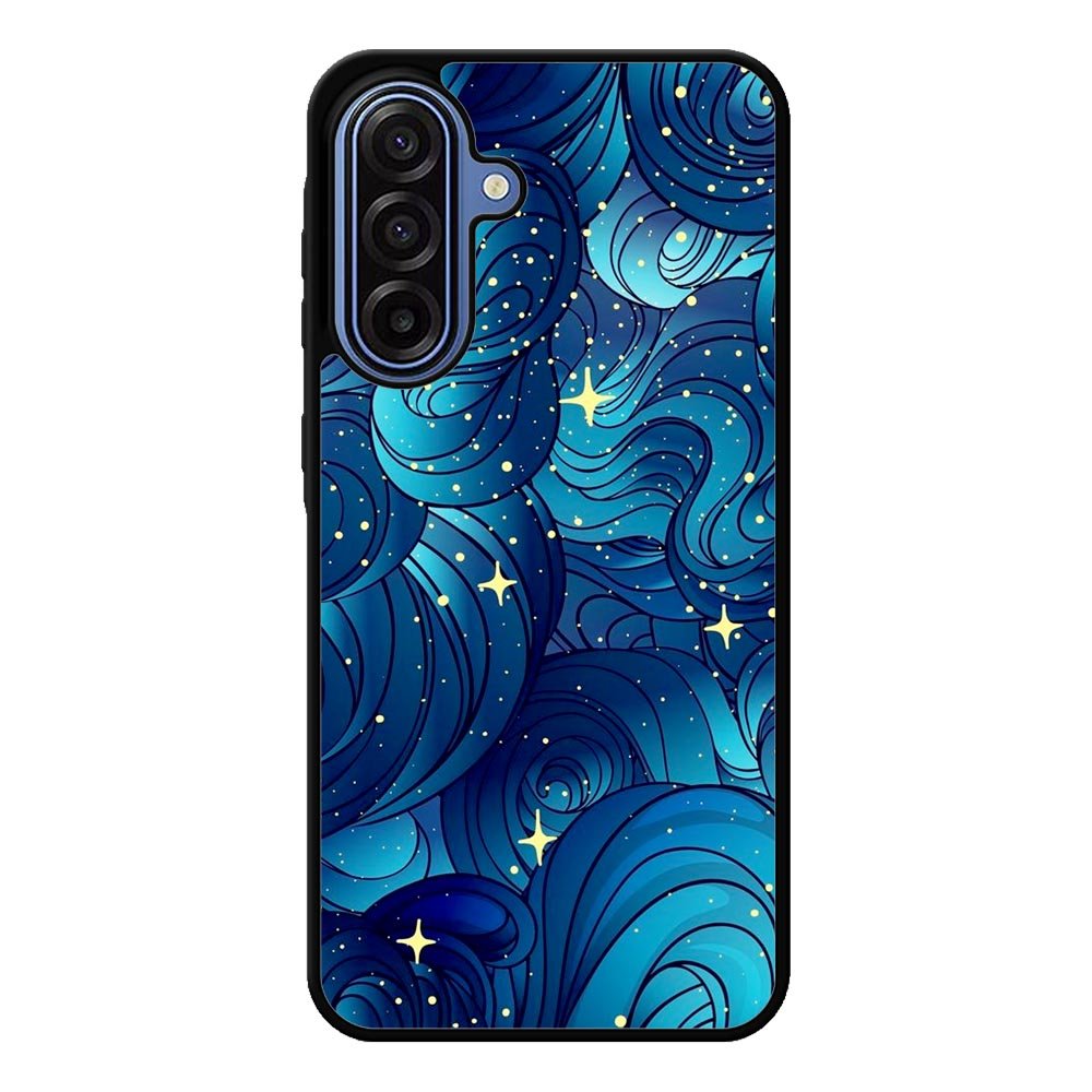 Blue Abstrac Art FLZ0649 Samsung Galaxy A17 Case