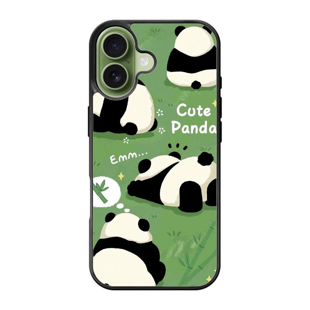 Lazy Cute Panda FLZ0670 iPhone 17 Case