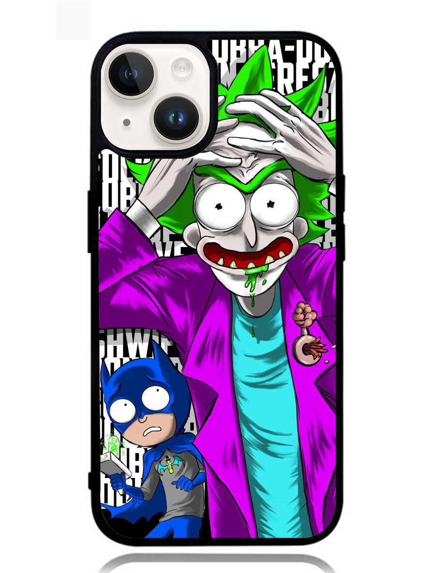 Joker Rick Morty iPhone 14 Plus Case
