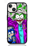 Joker Rick Morty iPhone 14 Plus Case
