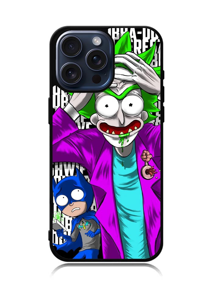 Joker Rick Morty iPhone 15 Pro Max Case
