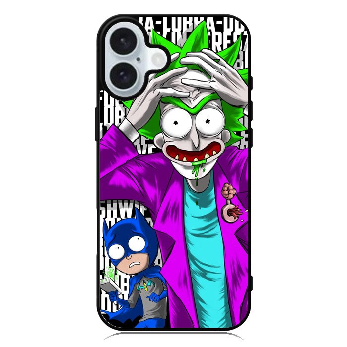 Joker Rick Morty iPhone 16 Plus Case