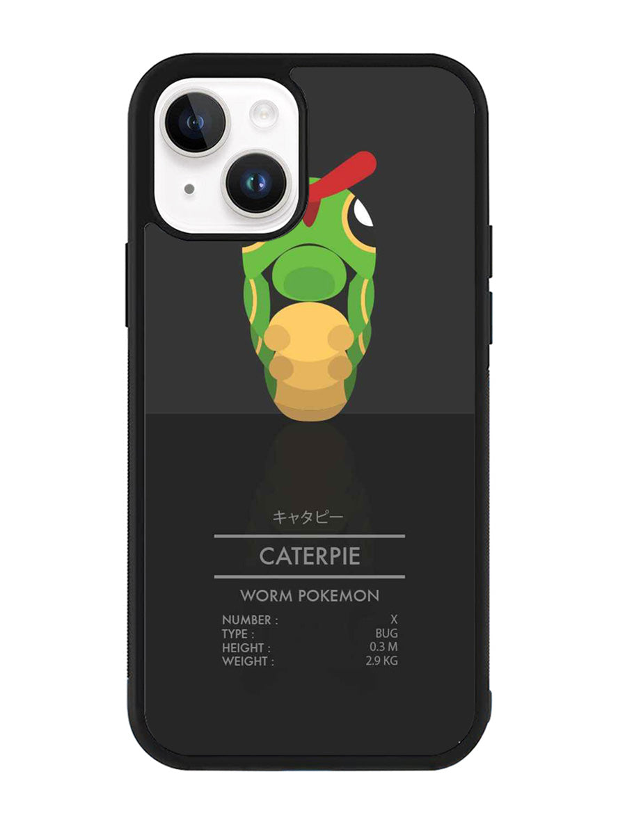 caterpie pokemon iPhone 14 Plus Case QC8482