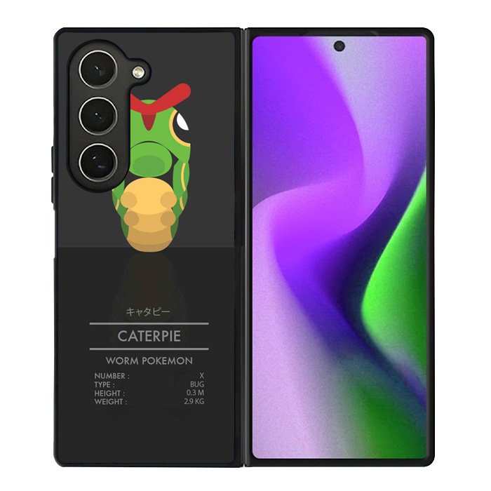 caterpie pokemon Samsung Galaxy Z Fold 6 5G 2024 Case OV8482