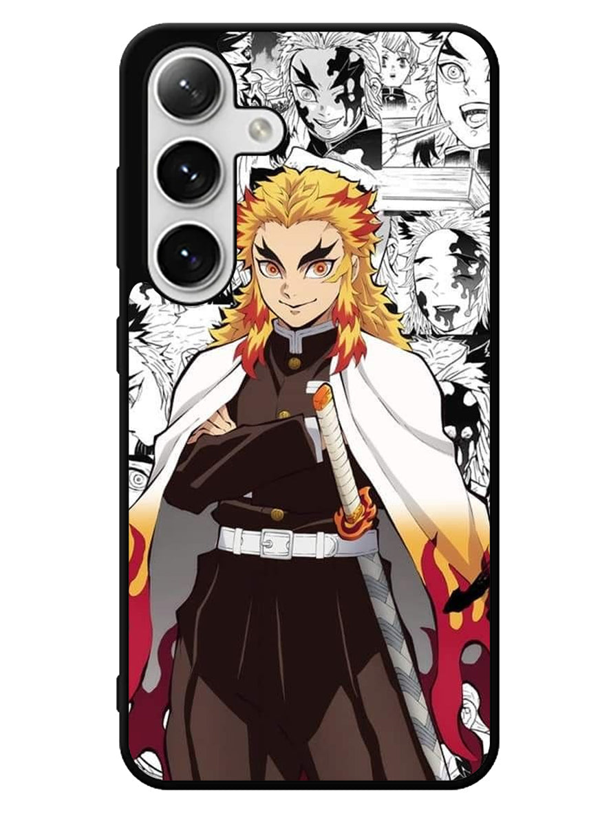 kimetsu no yaiba rengoku anime Samsung Galaxy S24 5G Case