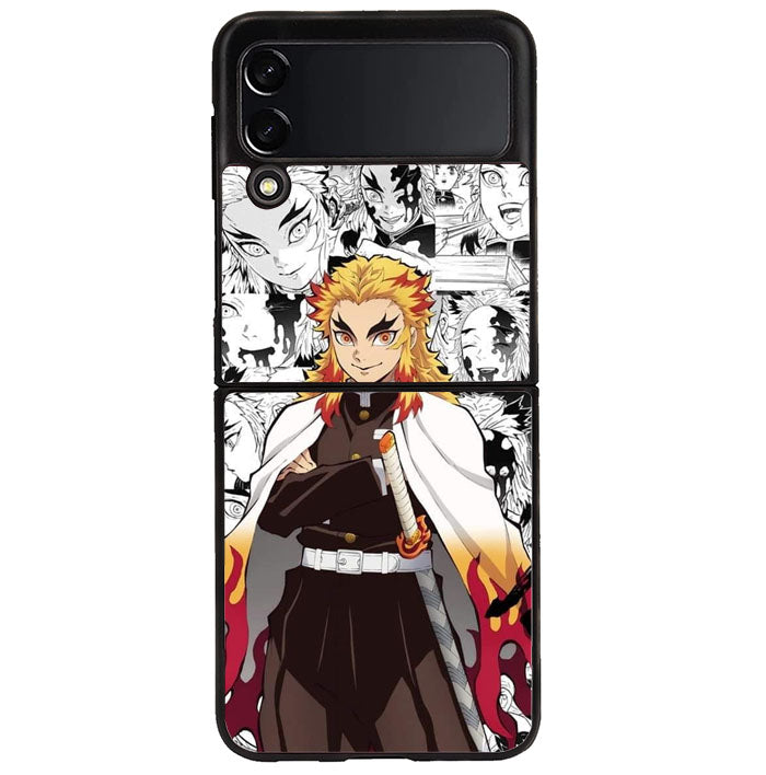 kimetsu no yaiba rengoku anime Samsung Galaxy Z Flip 4 5G 2022 Case