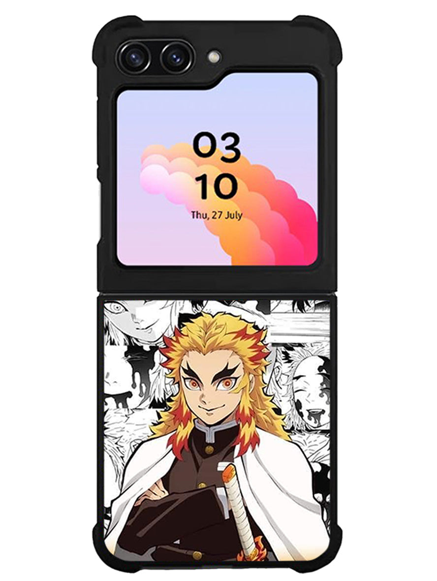 kimetsu no yaiba rengoku anime Samsung Galaxy Z Flip 5 5G 2023 Case