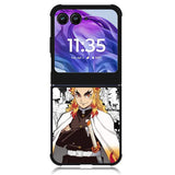 kimetsu no yaiba rengoku anime Motorola Moto Razr Plus 2024 , Moto Razr+ 2024 Case