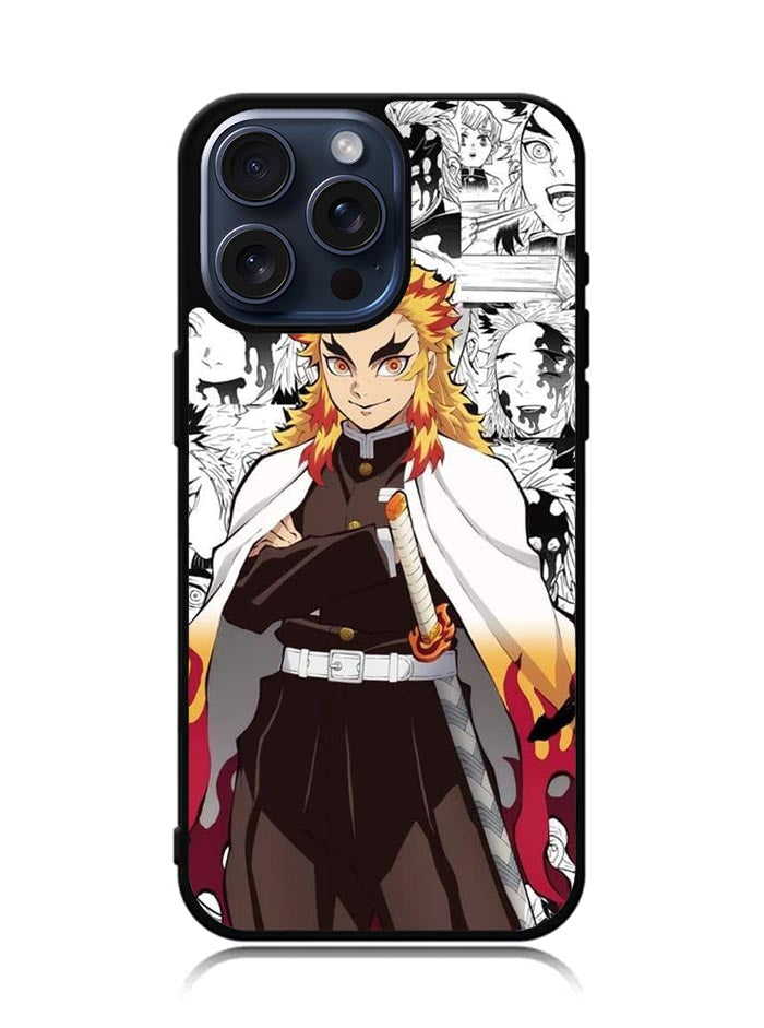 kimetsu no yaiba rengoku anime iPhone 15 Pro Max Case