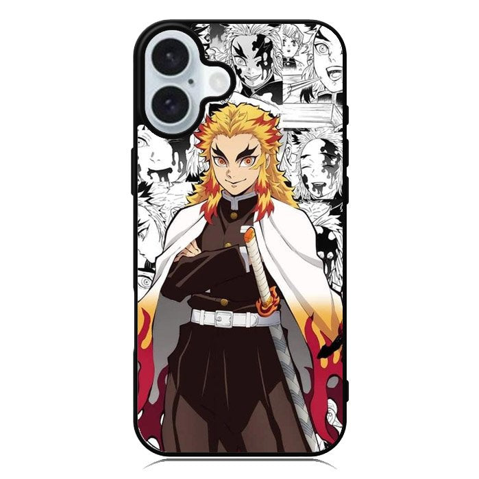 kimetsu no yaiba rengoku anime iPhone 16 Case