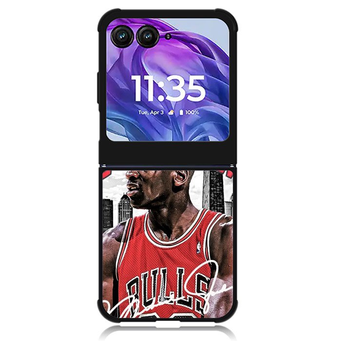 jordan bulls Motorola Moto Razr Plus 2024 , Moto Razr+ 2024 Case