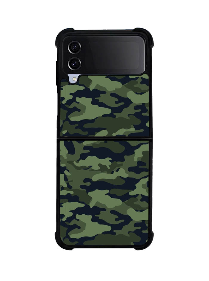 Green Camouflage Samsung Galaxy Z Flip 4 5G 2022 Case