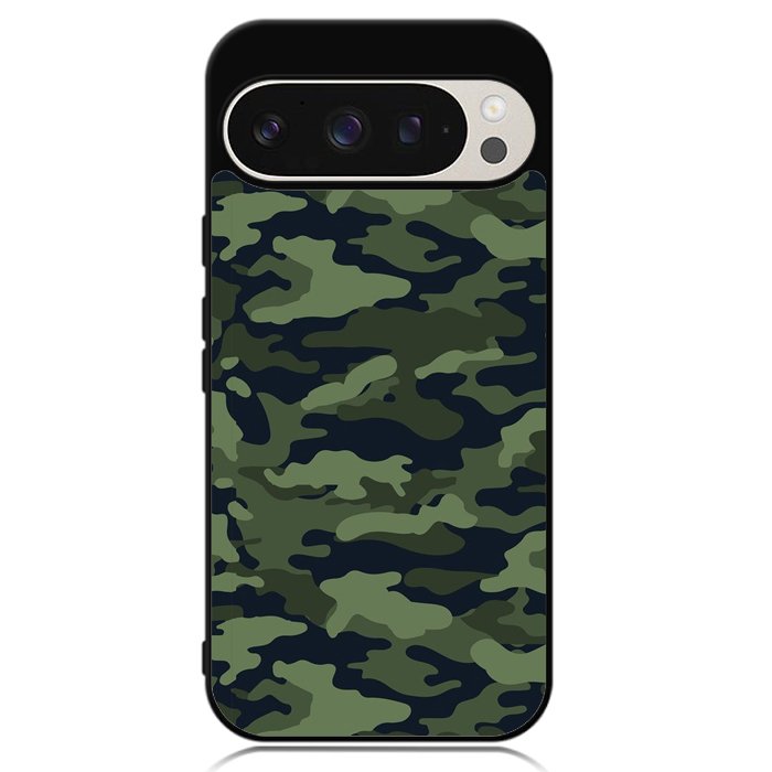Green Camouflage Google Pixel 9 Pro XL Case
