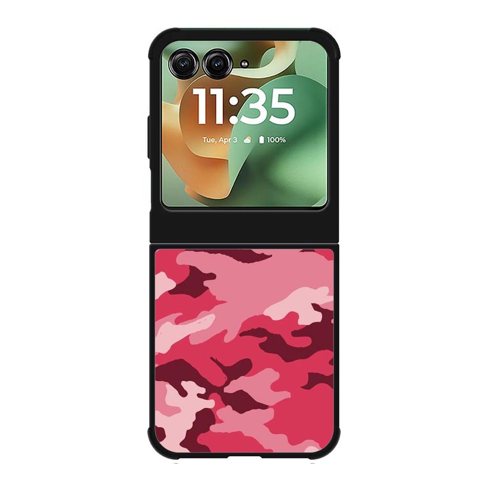 Pink Camouflage Motorola Moto RAZR 2025 Case OV7966