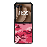 Pink Camouflage Motorola Moto RAZR Plus 2025 Case OV7966