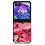 Pink Camouflage Motorola Moto Razr Plus 2024 , Moto Razr+ 2024 Case OV7966