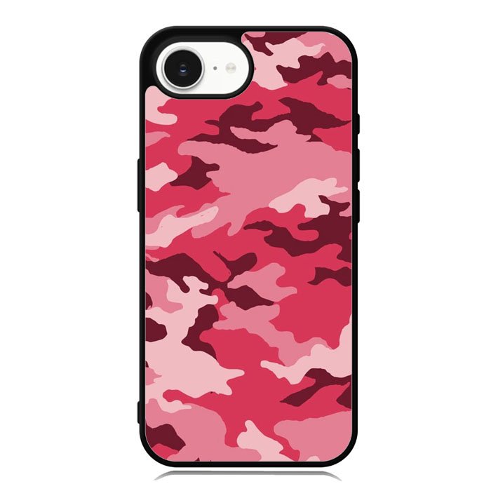 Pink Camouflage iPhone 16e Case OV7966