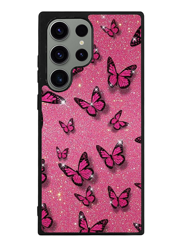 butterfly glitter Samsung Galaxy S23 Ultra 5G Case