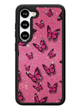 butterfly glitter Samsung Galaxy S23 5G Case