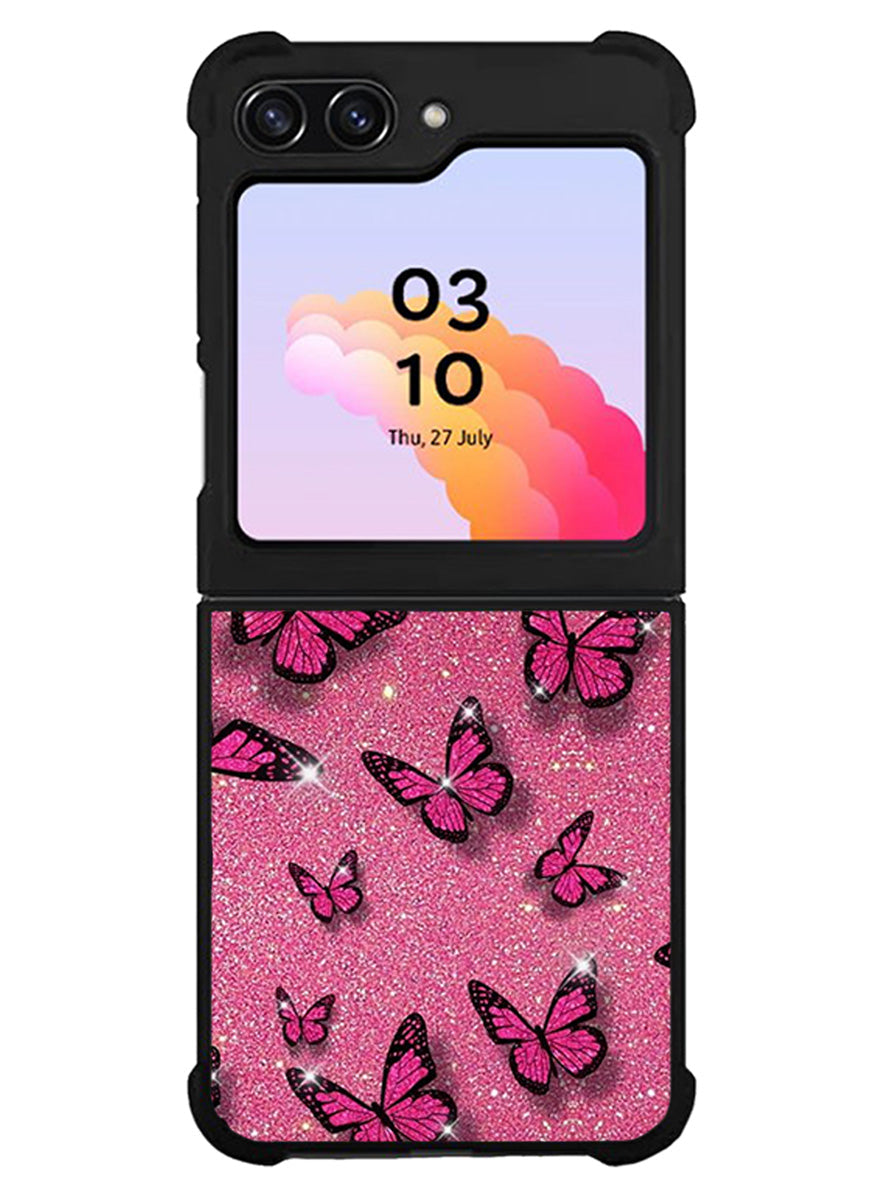 butterfly glitter Samsung Galaxy Z Flip 5 5G 2023 Case
