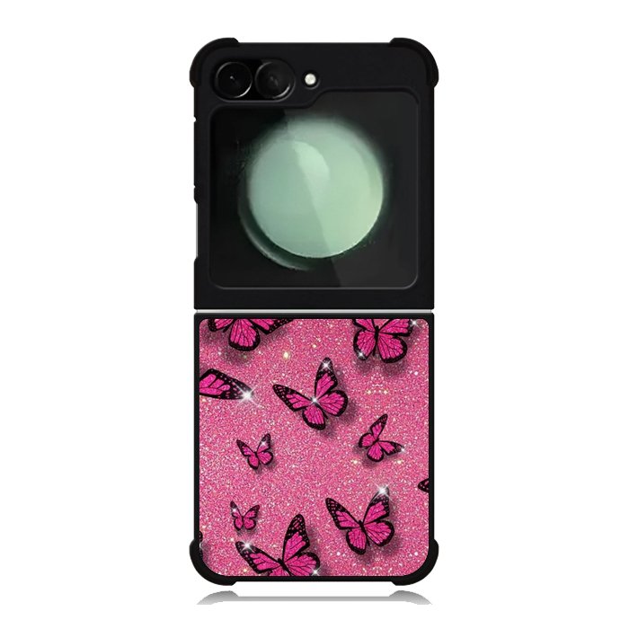 butterfly glitter Samsung Galaxy Z Flip 6 Case