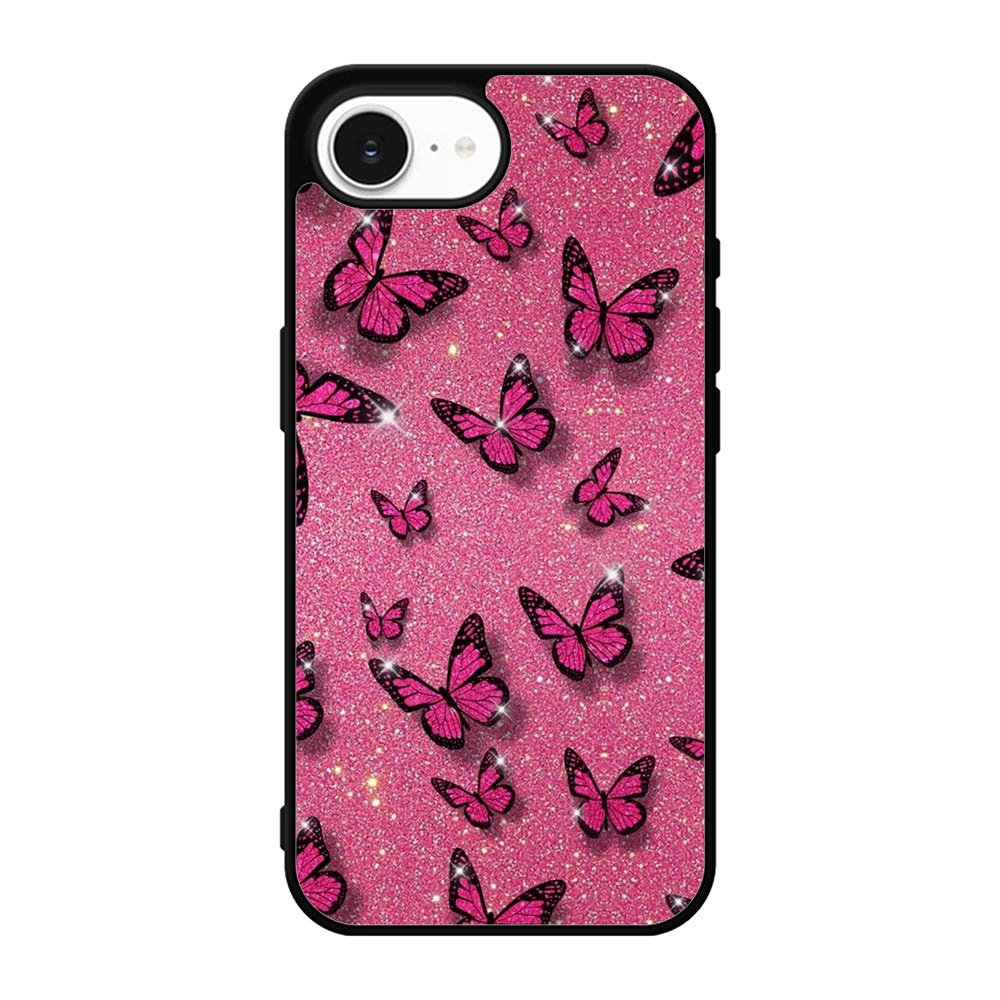 butterfly glitter iPhone 17e Case