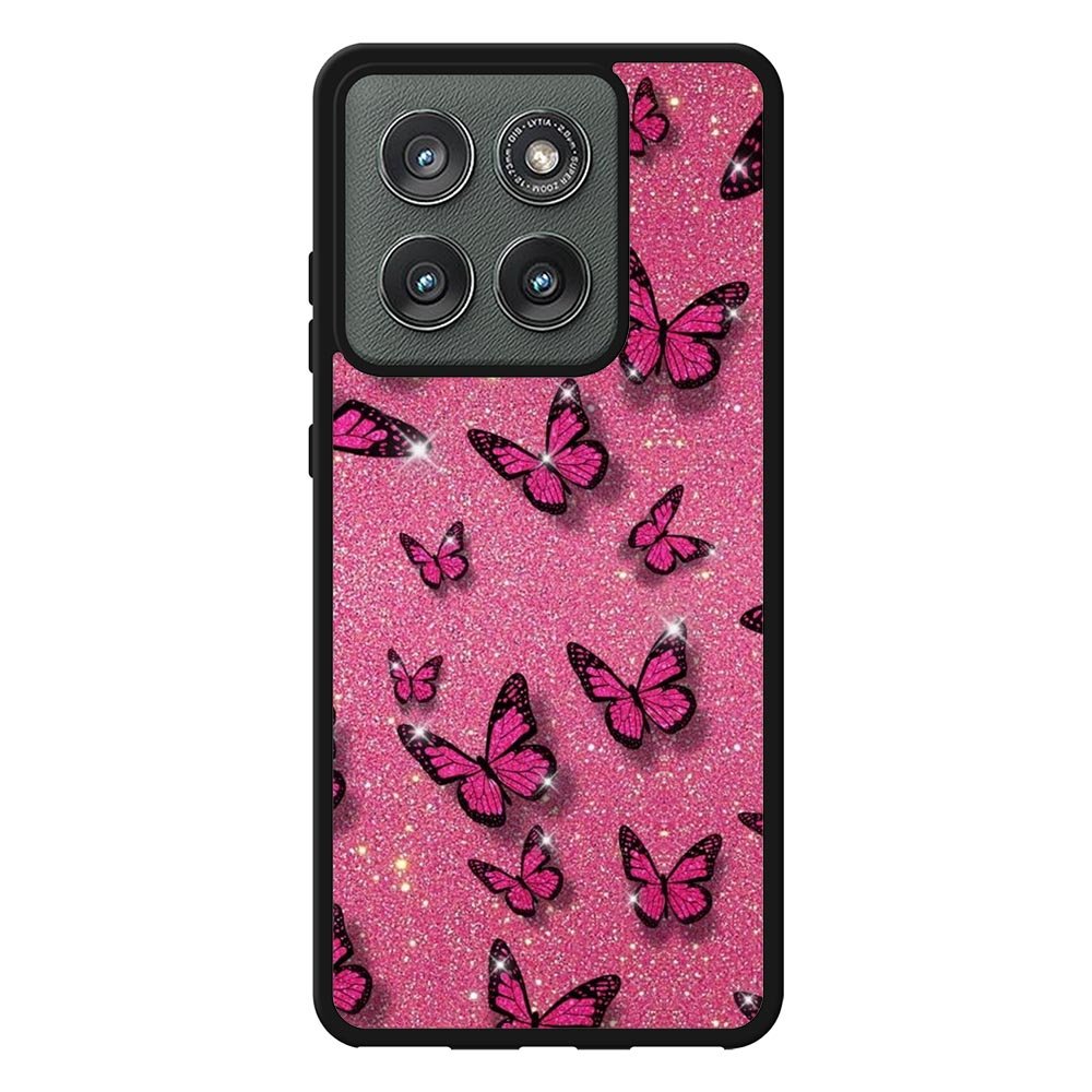 butterfly glitter Motorola Moto Edge 2025 Case