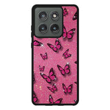 butterfly glitter Motorola Moto Edge 2025 Case