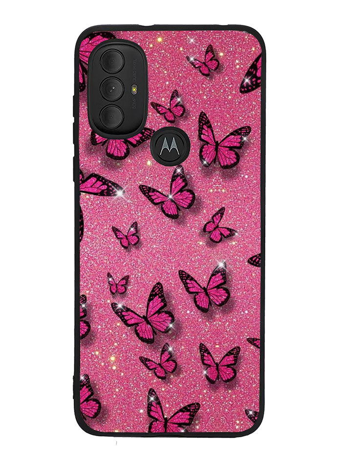 butterfly glitter Motorola Moto G Pure 2021 , Moto G Power 2022 Case