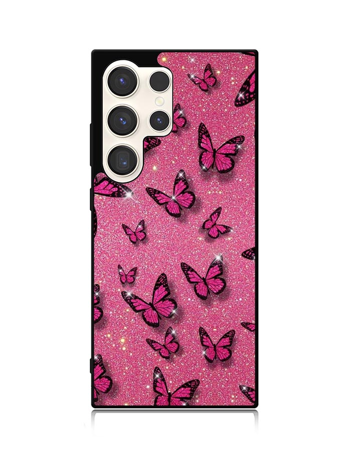 butterfly glitter Samsung Galaxy S25 Ultra 5G Case