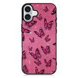 butterfly glitter iPhone 16 Case