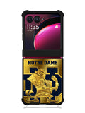 notre dame 1st Motorola Moto Razr Plus 2023 , Moto Razr+ 2023 Case