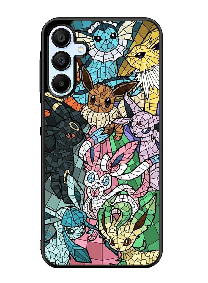 Pokemon Stained Glass Samsung Galaxy A15 5G Case