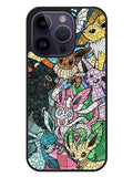 Pokemon Stained Glass iPhone 14 Pro Case