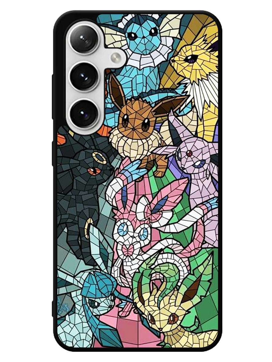 Pokemon Stained Glass Samsung Galaxy S24 5G Case