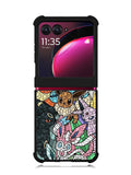 Pokemon Stained Glass Motorola Moto Razr Plus 2023 , Moto Razr+ 2023 Case