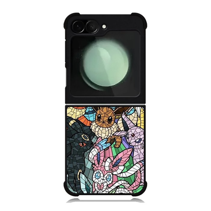 Pokemon Stained Glass Samsung Galaxy Z Flip 6 Case