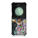 Pokemon Stained Glass Samsung Galaxy Z Flip 6 Case