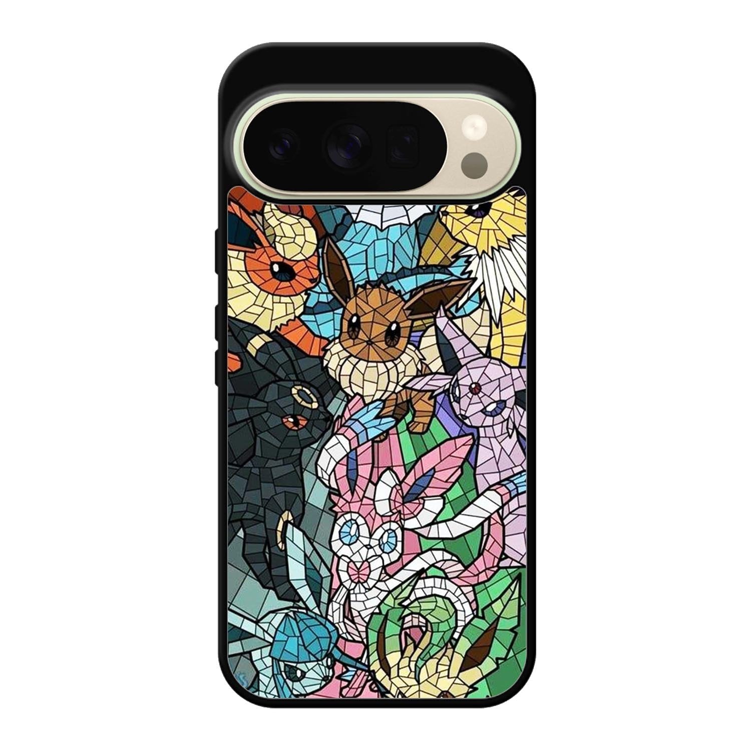Pokemon Stained Glass Google Pixel 10 Pro Case