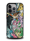 Pokemon Stained Glass iPhone 15 Pro Case