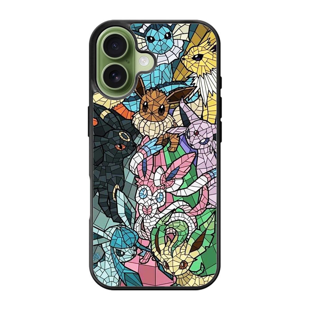 Pokemon Stained Glass iPhone 17 Case