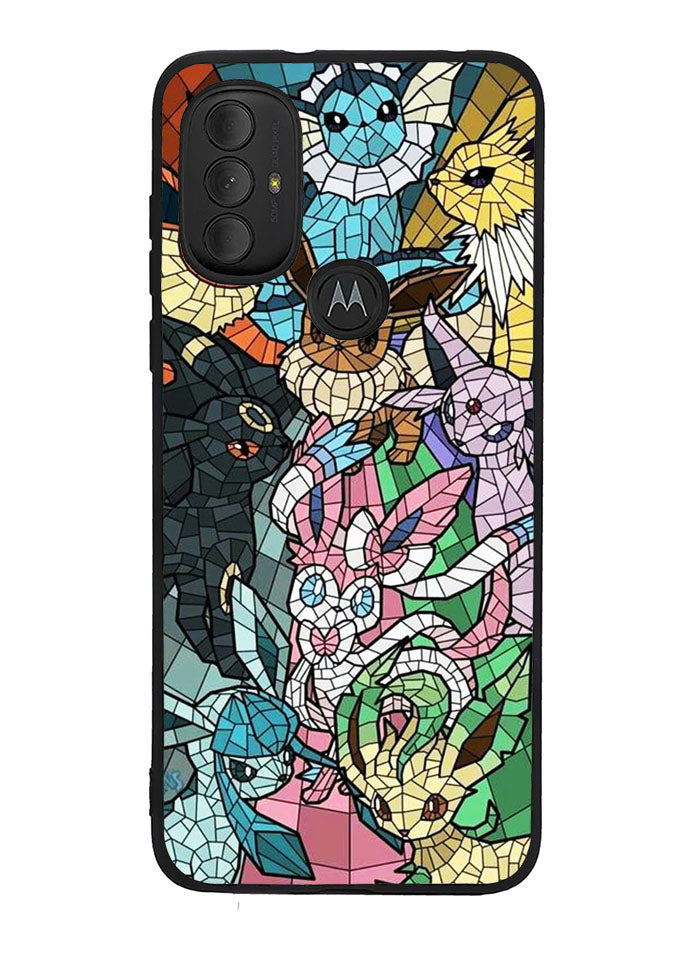 Pokemon Stained Glass Motorola Moto G Pure 2021 , Moto G Power 2022 Case