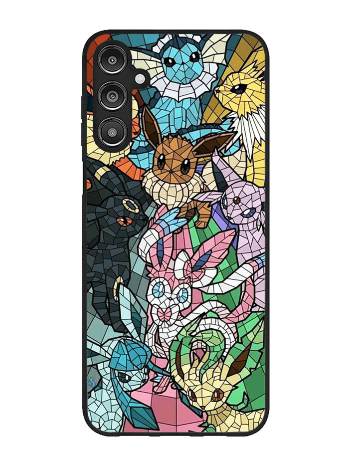Pokemon Stained Glass Samsung Galaxy A14 5G Case