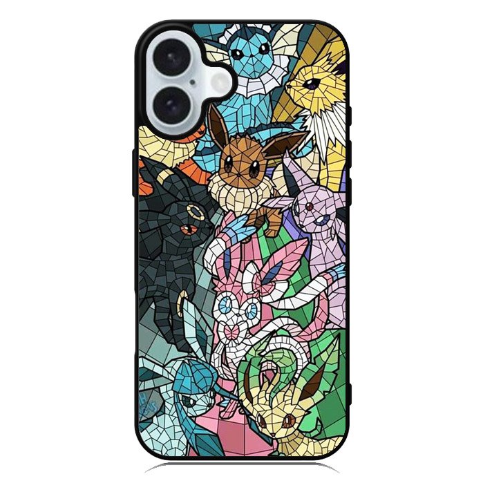 Pokemon Stained Glass iPhone 16 Case