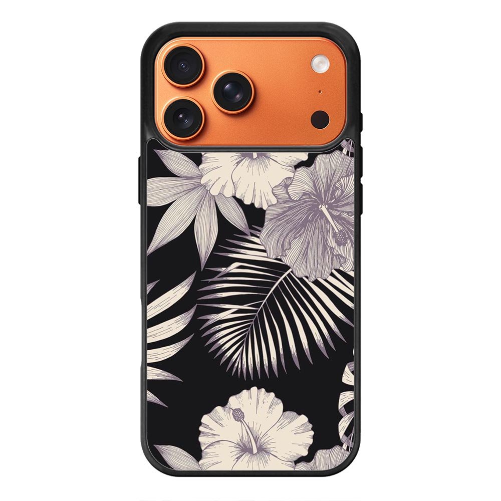 tropical flower iPhone 17 Pro Max Case QC7768